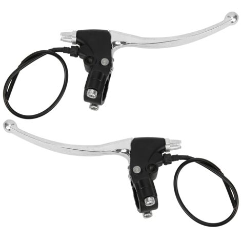 1 Paire de Poignées de Frein Universelles en Aluminium pour Vélo Électrique, Câble Court Gauche et Droite