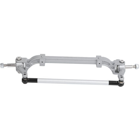 Barre de direction sans puissance pour essieu avant, compatible avec camion tracteur RC Tamiya 1/14, en argent (1/5)