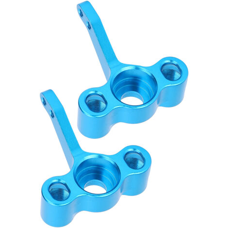 2 Pièces Moyeu de Direction Alliage d'Aluminium 1:10 pour Voiture RC HSP 94122 94188 (1/5)