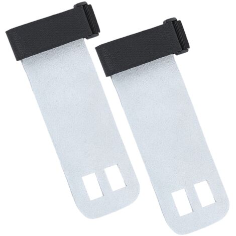 Gants de Protection Antidérapants en Cuir pour Barres Parallèles et Poids Gris (1/5)
