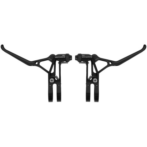 Levier de Frein Vélo Montagne en Alliage d'Aluminium Réglable - Noir Intégral (1/5)