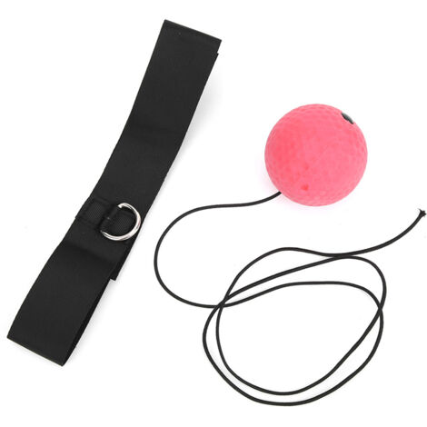 Bandeau de boxe avec balle de réaction pour entraînement, réduction du stress et équipement de fitness (1/5)
