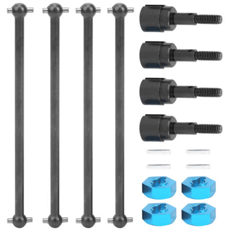 Adaptateur Universel de Transmission 5mm pour Roue et Moyeu, Compatible HSP 94111/94108, Voiture RC 1/10, Noir (1/5)
