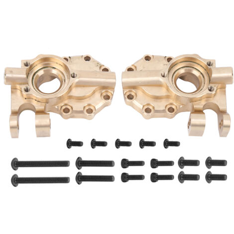 2 pièces de Pivot de Direction en Laiton pour Traxxas TRX4, Pièces de Rechange et Accessoires RC (1/5)