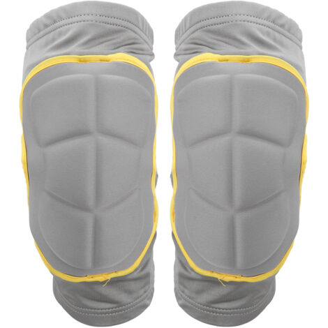 Genouillère de Soutien PROPRO Épaissie Multiconches Unisexe pour Ski Cyclisme Sports Protection Gris Argent XL (1/5)