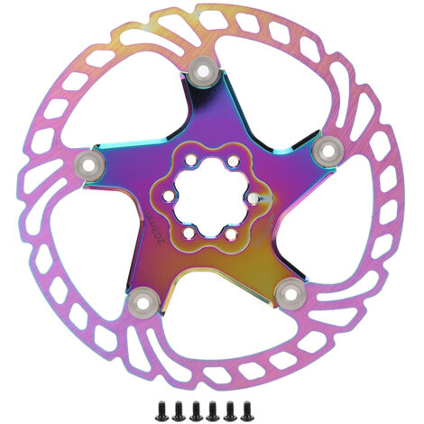 Plaquettes de frein disque 203mm 5 trous pour VTT métallique coloré (1/5)