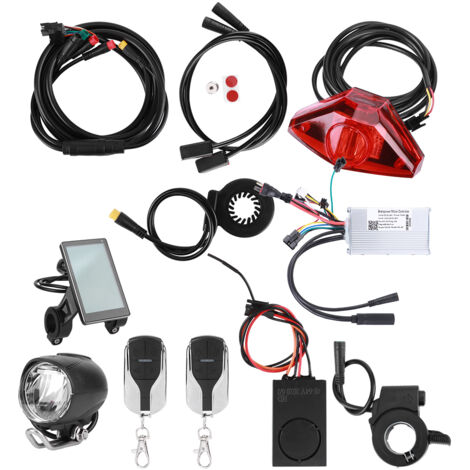 Kit d'Assistance Électrique pour Vélo de Montagne avec Contrôleur Étanche et Compteur (1/5)