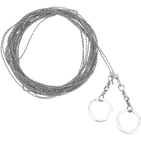 Scie à fil en acier inoxydable portable 10m pour survie en plein air, universelle et robuste (1/5)
