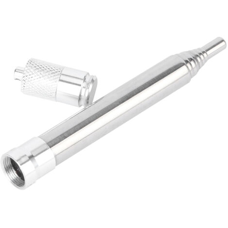 Briquet à Chalumeau en Acier Inoxydable Mini Outil à Feu pour Camping et Randonnée