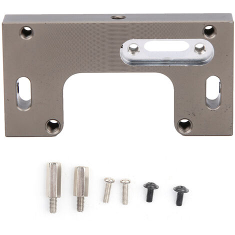 Support en alliage d'aluminium pour pare-chocs, accessoire pour modèles MN90 MN91 MN45 MN96 MN99, voiture tout-terrain 1/12, couleur titane (1/5)