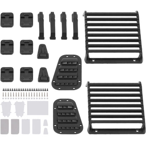 Grille de Protection Phare et Couverture Moteur pour Traxxas TRX4 Defender 1/10 Voiture RC (1/5)