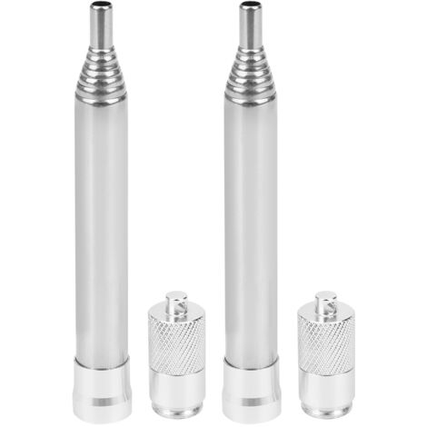 2PCS Briquet à Souffleur en Acier Inoxydable Mini Outil à Feu pour Randonnée Pique-nique (1/5)