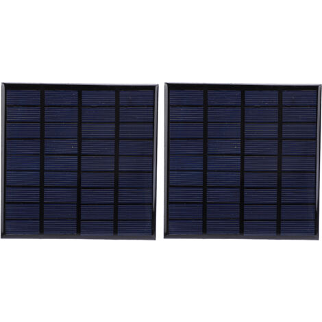 2 pièces Panneaux Solaires Époxy 2W DC9V pour Chargeur de Jouets avec Câble 100cm (1/5)