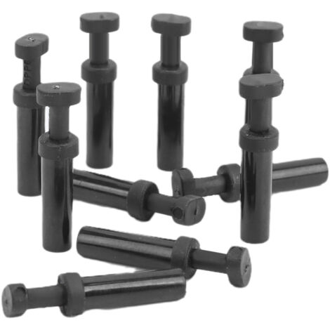 100 Pièces Bouchon à Encliquetage Rapide 6mm, Accessoires Pneumatiques Industriels en Plastique (1/5)