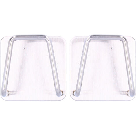 Porte-éponges Inox 304 2 Pièces Anti-Rouille Étanche pour Évier de Cuisine Argenté (1/5)