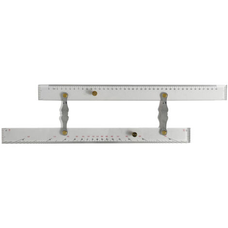 Règle parallèle marine transparente 450mm, haute précision pour navigation et dessin bateau (1/5)