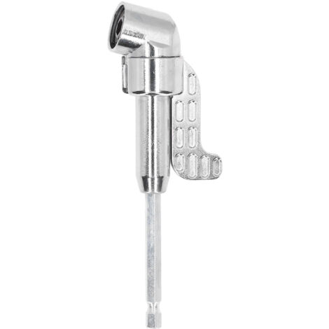 Adaptateur de Perceuse à Angle Droit 105°, Embout de Tournevis Électrique Courbé avec Douille 1/4 de Pouce (1/5)