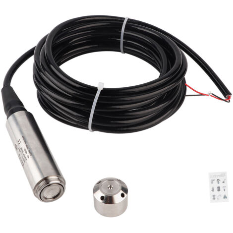 Capteur de Niveau d'Eau YB2JF 5m 4-20mA 12-32VDC Transmetteur de Niveau Liquide (0-10m) (1/5)