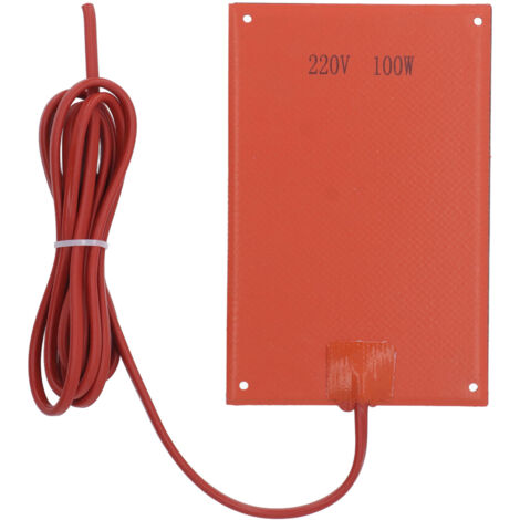 Plaque chauffante moteur silicone 220V 100W pour démarrage à froid - Chauffage de carter (1/5)