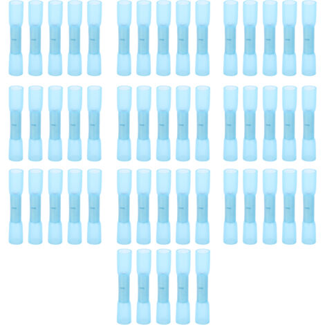Kit de 50 connecteurs à sertir étanches pour câbles électriques avec gaines thermorétractables (1/5)