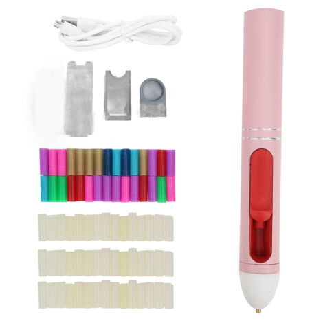 Pistolet à colle miniature sans fil, stylo rechargeable USB, batterie lithium 2200mAh, pour travaux créatifs