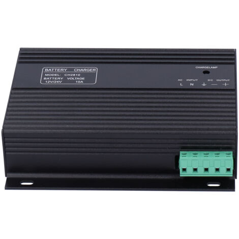 Chargeur de batterie intelligent automatique CH2810, charge flottante AC160-277V DC12V/24V (1/5)