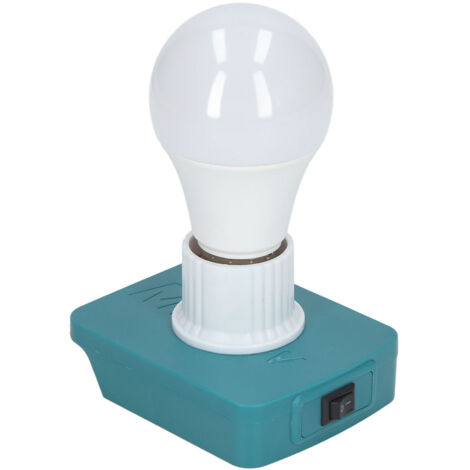 Ampoule LED E27 Portable Anti-Dérapante pour Batteries 18V Série BL, Blanc (1/5)
