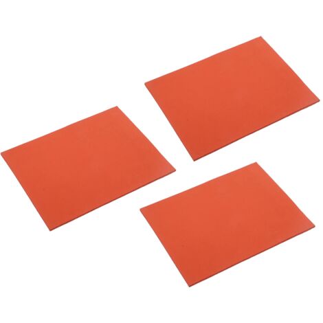 3 Pièces Tapis de Silicone Rouge pour Machine de Laminage, Protection Thermique et Isolation pour Séparation sous Vide (1/5)
