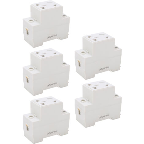 Prise industrielle modulaire 5 trous 250V AC30-165 - Matériau robuste, sécurité et stabilité optimale (1/5)