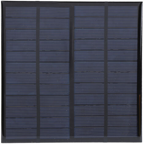 Panneau Solaire 12V 3W Polycristallin avec Câble de 1m - Module d'Alimentation Énergétique (1/5)