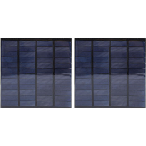 2 Pièces Module Solaire Miniature avec Câble 1M pour Alimentation DC 12V 150mA (1/5)