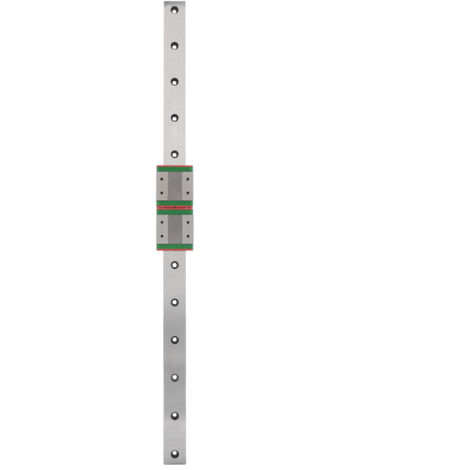 Glissière Linéaire en Acier Inoxydable Mini Bloc Coulissant Élargi Outil de Déplacement Machine MGW12C‑500‑2R (1/5)