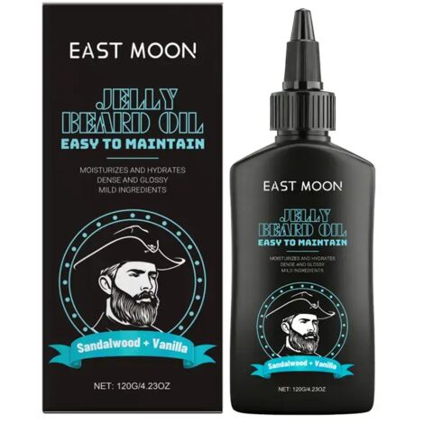 Gel raffermissant pour barbe, texture légère et confortable, soin hydratant pour moustache homme (120g) (1/5)