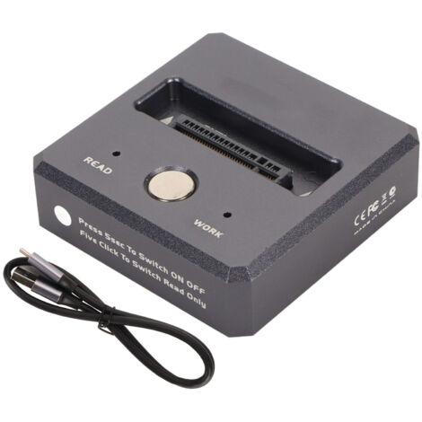 Station d'accueil NVMe vers USB 3.2 Gen2 10Gbps, Lecteur M.2 SSD avec support UASP et TRIM, Compatible USB-C pour ordinateur (1/5)