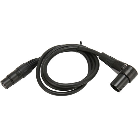 Câble XLR 3 Broches Mâle vers Femelle 1m, Transmission Hi-Fi Sans Perte, Plug & Play pour Microphone (1/5)