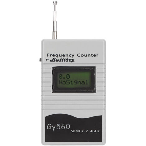 Compteur de fréquence portable GY560 50MHz-2.4GHz pour mesures radiofréquences (1/5)