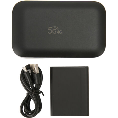 Routeur 4G LTE portable 150Mbps, 10 appareils, indicateur LED, slot micro SIM, compatible Europe Asie Afrique (1/5)