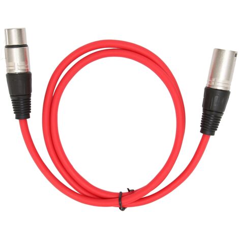 Câble micro mâle vers femelle 3 broches, adaptateur audio robuste pour micro (1/5)