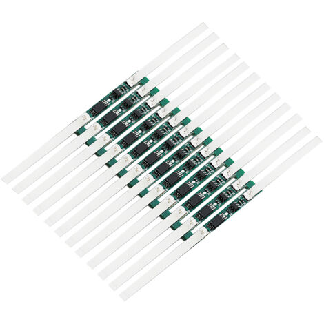 10 pièces Carte de Protection pour Batterie Li-ion 3.7V, Plaque de Sécurité avec Courant 2‑3A pour Accumulateur 18650 au Nickel, Anti‑Décharge (1/5)