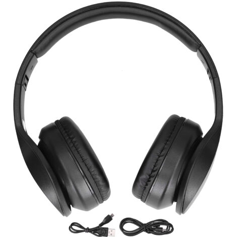 Casque sans fil OY712 Bluetooth avec câble audio 3.5mm, micro pliable pour téléphone et ordinateur (1/5)
