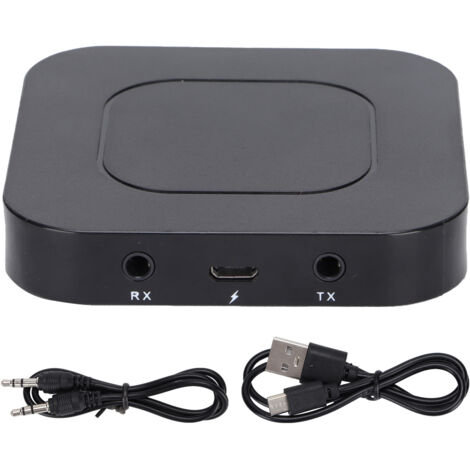 Émetteur-récepteur Bluetooth BT-13 sans fil pour système audio TV et maison, avec câbles audio et USB. (1/5)