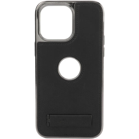 Étui PU Cuir pour iPhone 14 Pro Max - Protection Totale Antichoc, Mince et Élégant pour Homme, Noir (1/5)
