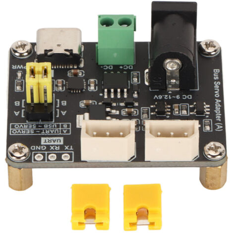 Carte d'adaptateur pour servomoteurs bus ST/SC, entrée 9-12.6V DC 5.5x2.1mm, communication UART, design compact (1/5)