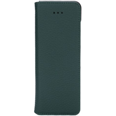 Étui cuir protecteur élégant 360° texture grainé pour Samsung vert (1/5)