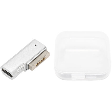 Adaptateur USB-C vers Magnétique T Tip pour PC Portable OS Pro Air, Charge Rapide PD 100W, Compatible Magsafe2 avec Indicateur Lumineux (1/5)