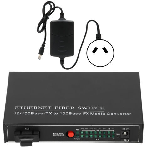 Commutateur Ethernet Fibre TBC-MC3418ED20 Aluminium Alloy Plug & Play 100-240VAC Switch Réseau Stable et Robuste (1/5)