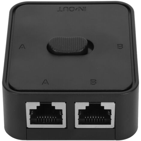 Commutateur réseau Gigabit 2 ports CAT6 RJ45, splitter réseau 1 entrée 2 sorties sans alimentation, switch réseau compact (1/5)
