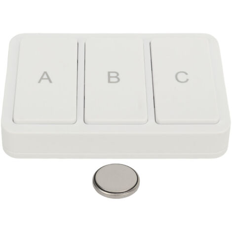 Bouton de Scène Intelligent 3 Interrupteurs, Télécommande Sans Fil Compatible ZigBee pour Maison (1/5)