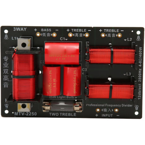 Module Diviseur de Fréquence Hi-Fi 400W 3 Voies, Transmission Stable pour Enceintes Maison (1/5)