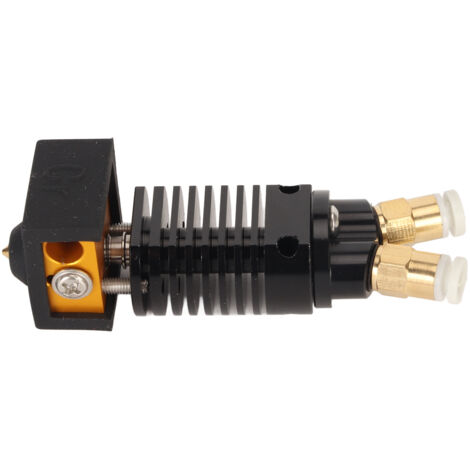 Tête d'extrudeuse Hotend en métal avec buse laiton 0.4mm - Kit de remplacement pour imprimante 3D Ender